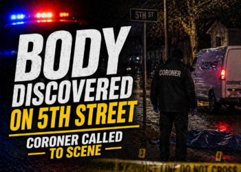 body discovered on 5th street