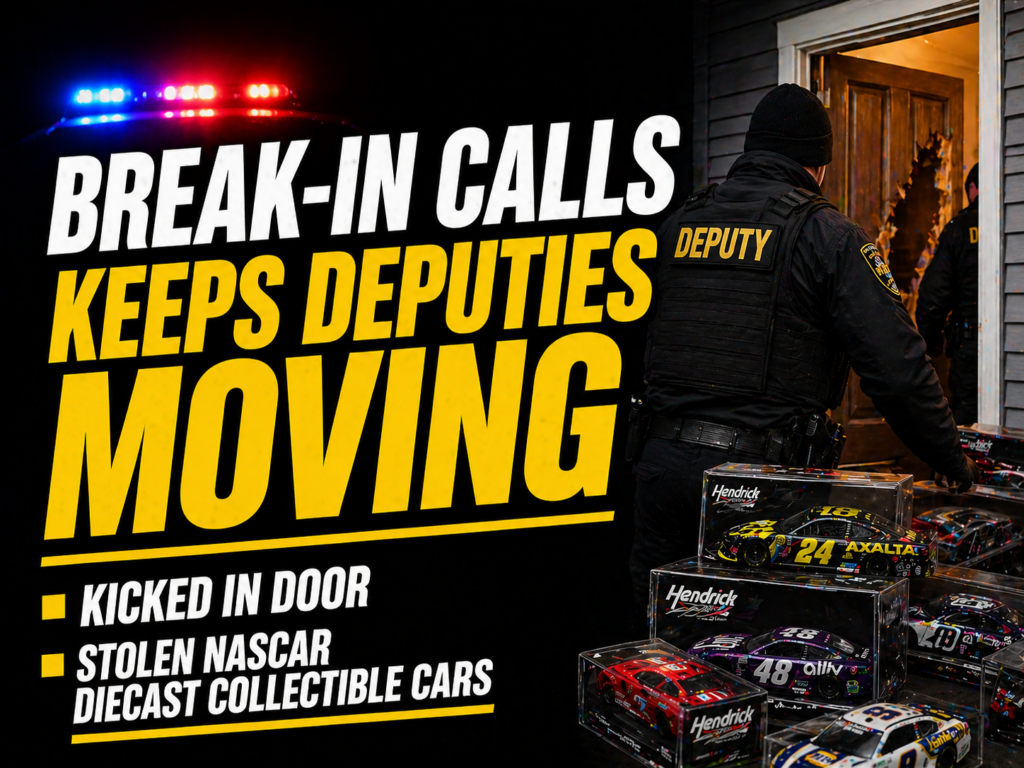 break ins keep deputies moving