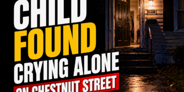 child found crying alone