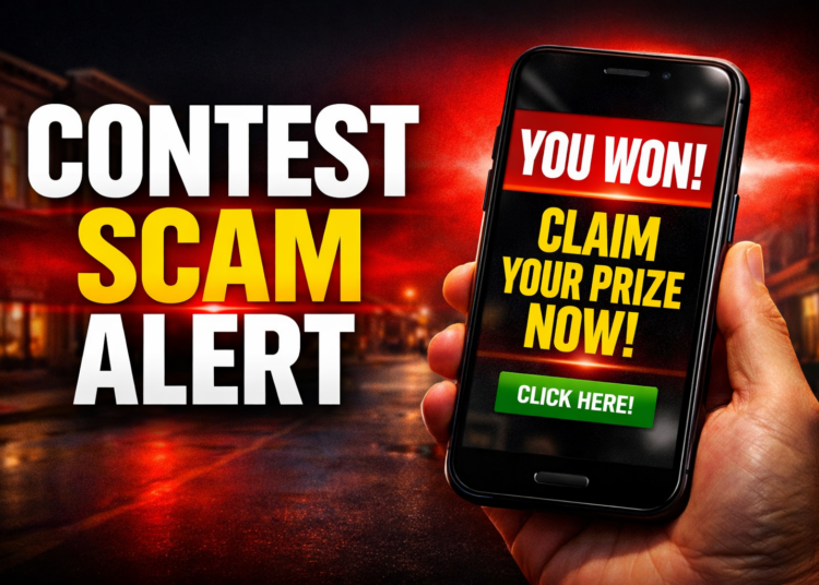contest scam alert