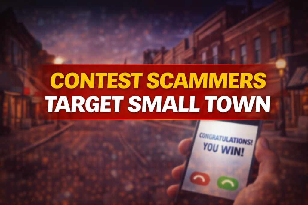contest scammers target small town