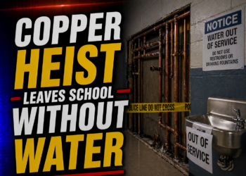 copper heist leave school without water
