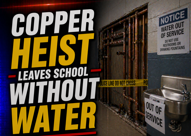 copper heist leave school without water