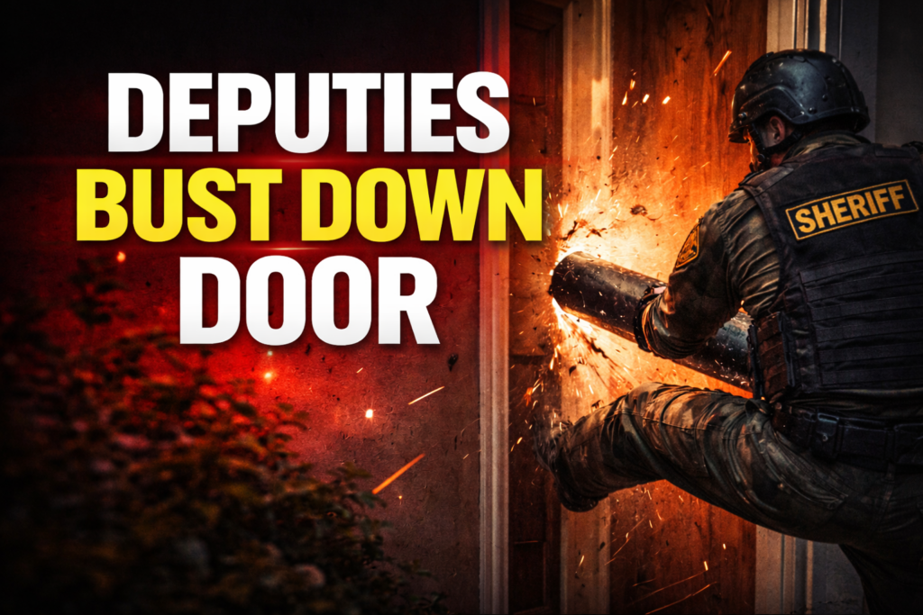 Deputies BUst Down Door