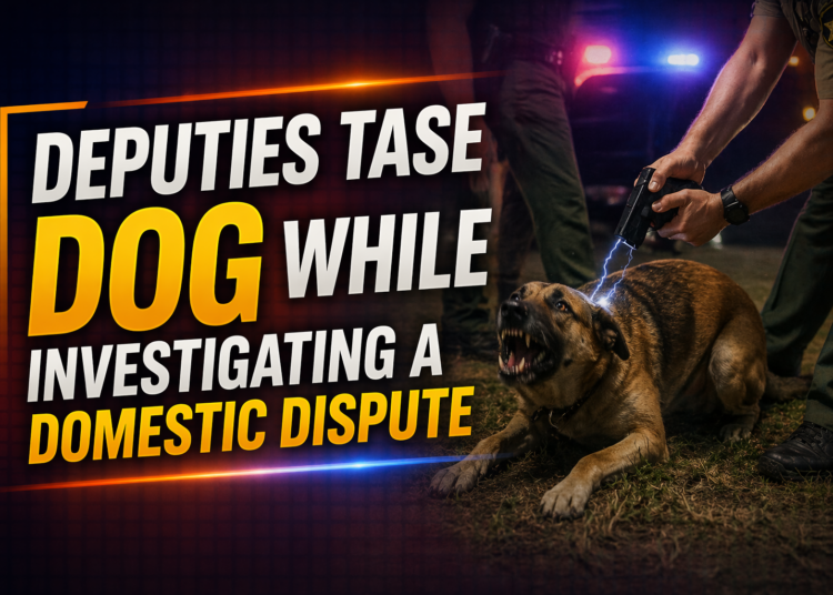 deputies tase dog