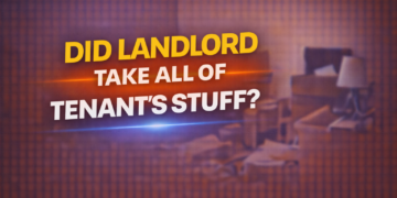 Did landlord take tenant's stuff
