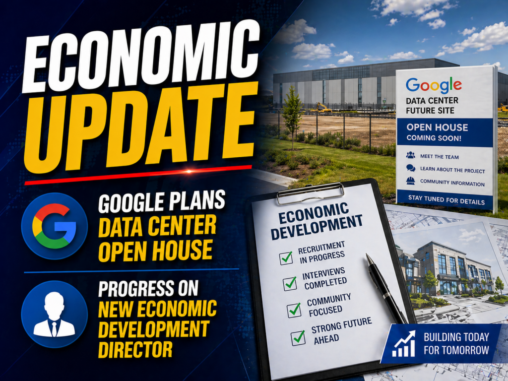 economic update - data center and new director