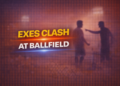 exes clash at ballfield