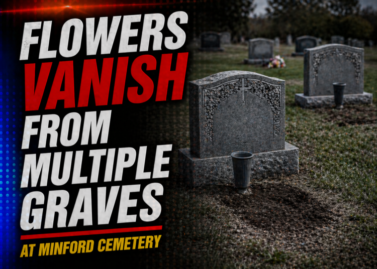 Flowers vanish from Multiple Graves