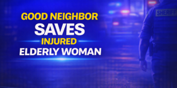 good neighbor saves elderly woman