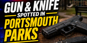 Gun and Knife at Portsmouth Parks