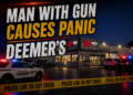 Gun panic at Deemer's