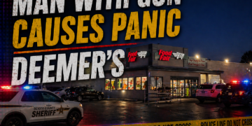 Gun panic at Deemer's