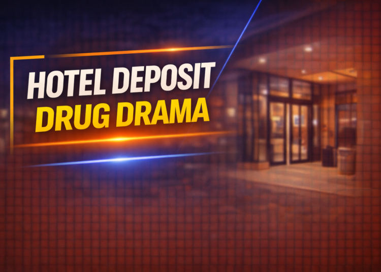 hotel drug deposit drama