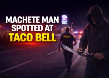 Machete Man at TAco Bell