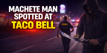 Machete Man at TAco Bell