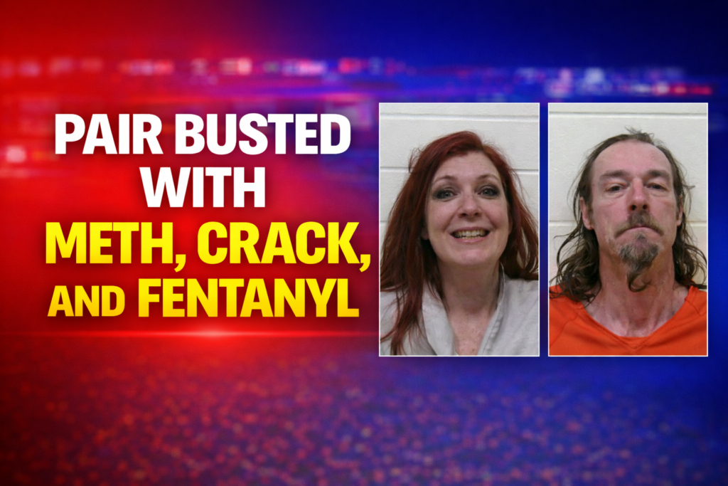 Pair busted with meth and crack
