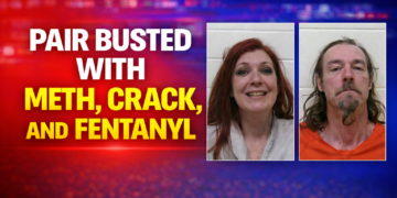 Pair busted with meth and crack