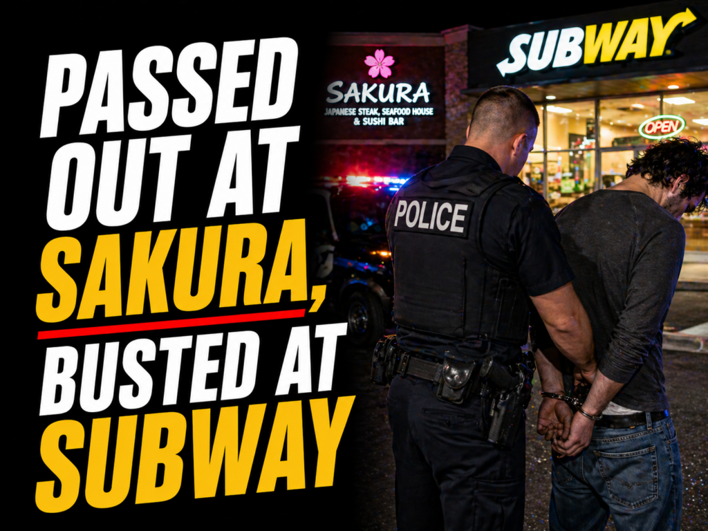 Passed out at Sakura