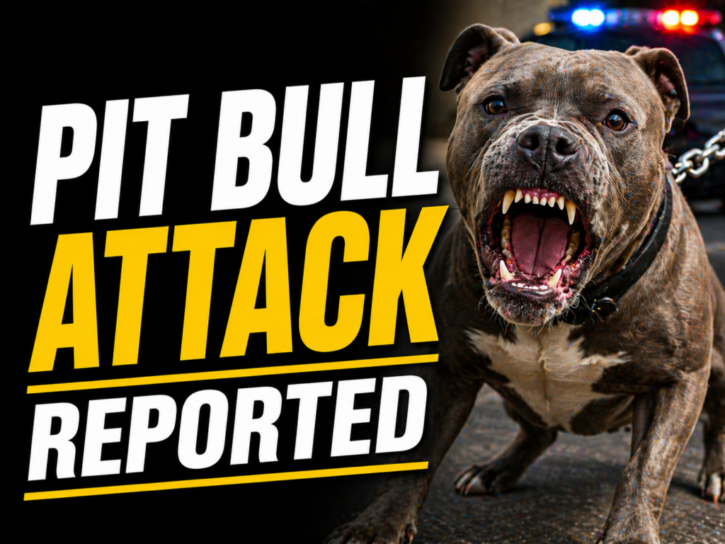 Pit Bull Attack reported
