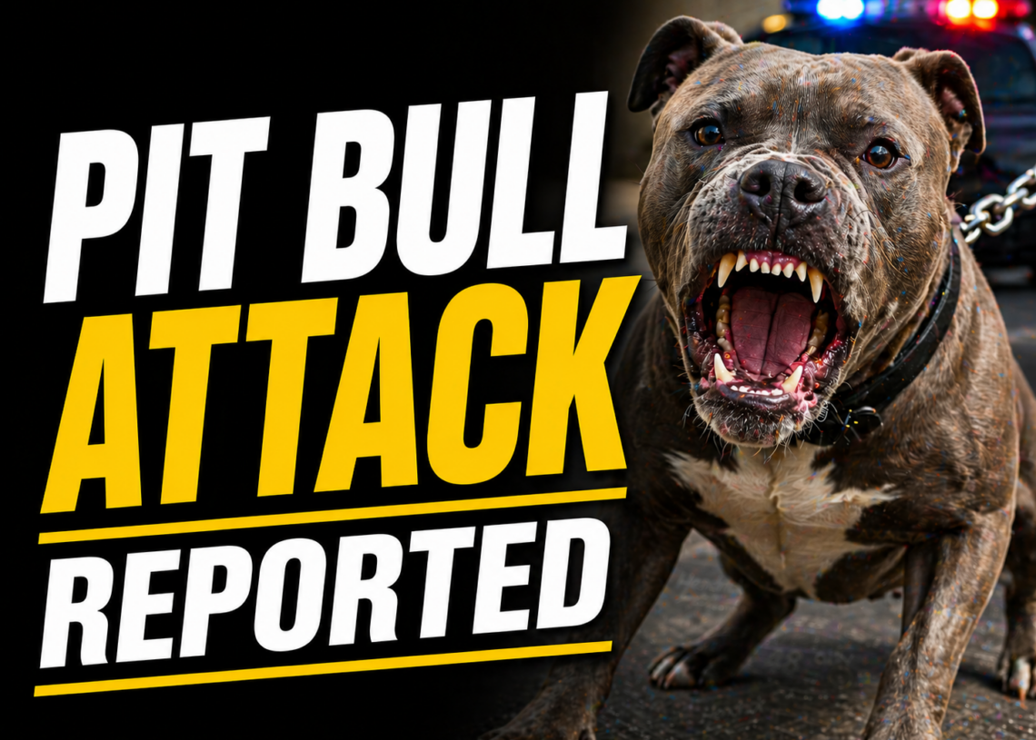 Pit Bull Attack reported