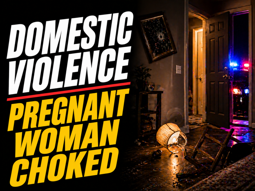 domestic violence pregnant woman choked