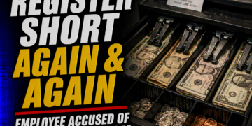 register short. employee busted