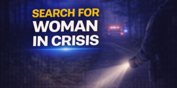 search for woman in crisis