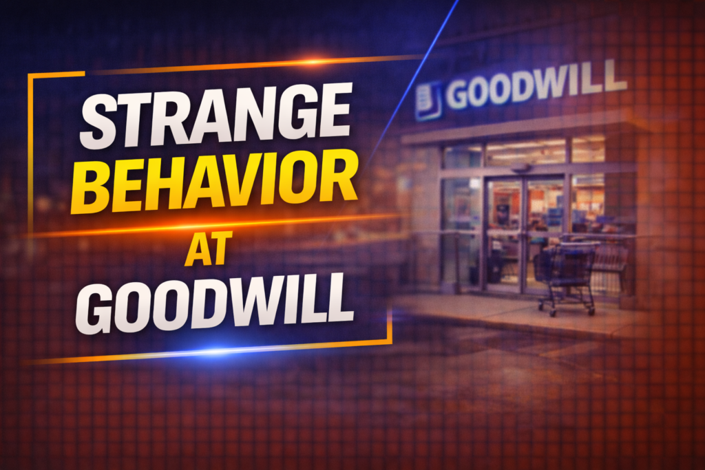 strange behvaior at goodwill