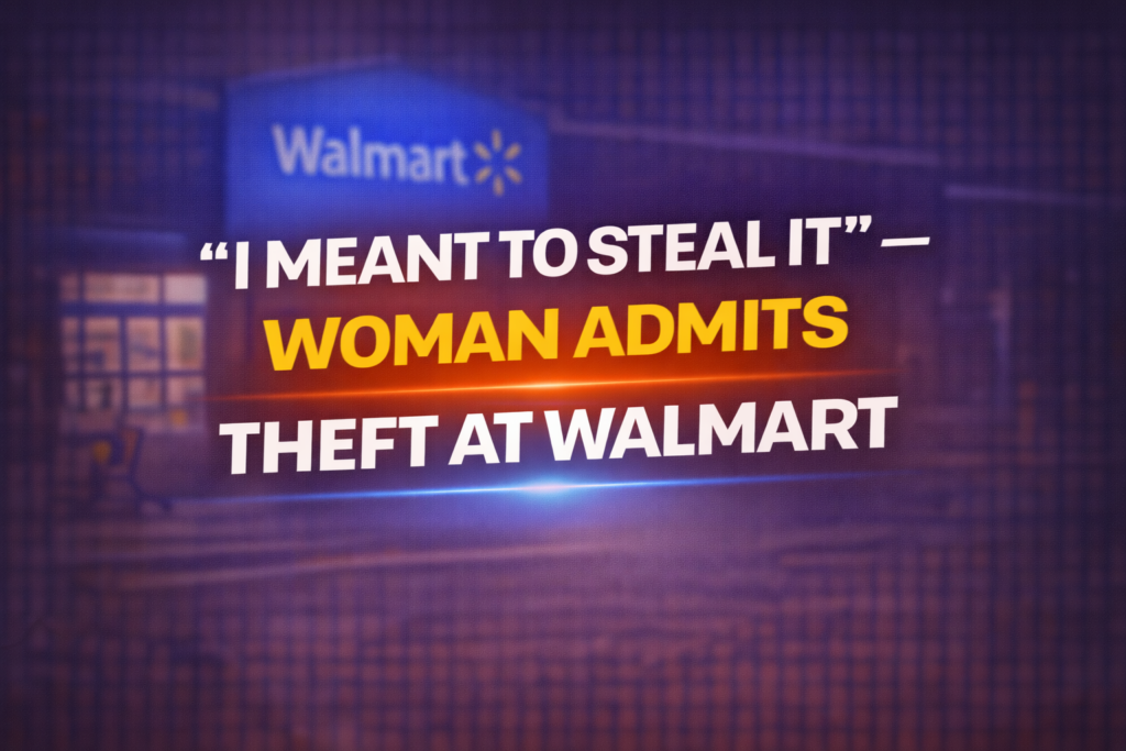 woman admits walmart theft