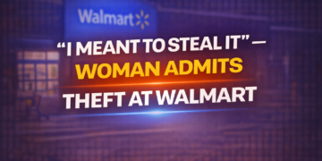 woman admits walmart theft
