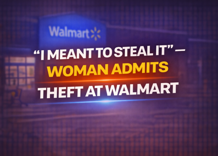 woman admits walmart theft