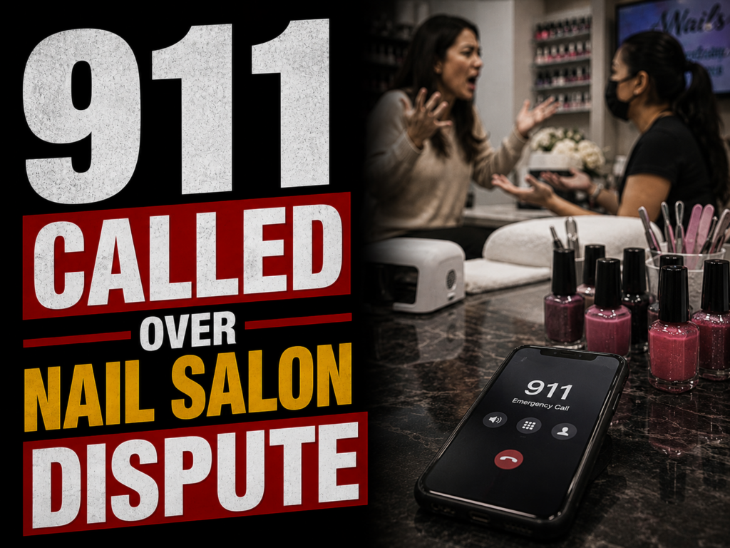 911 called in nail salon dispute