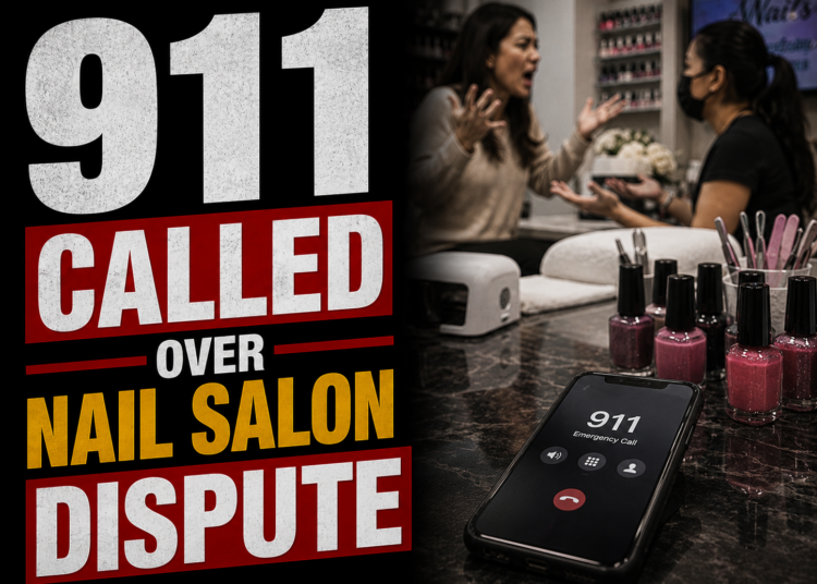 911 called in nail salon dispute