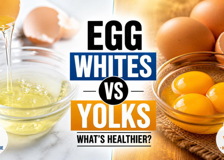 Egg whites yolks