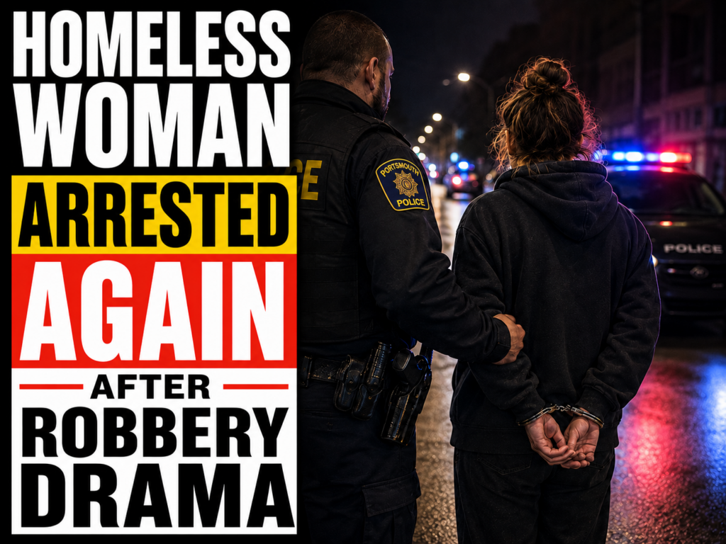 Homeless woman arrested again