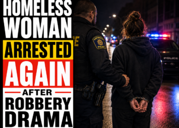 Homeless woman arrested again