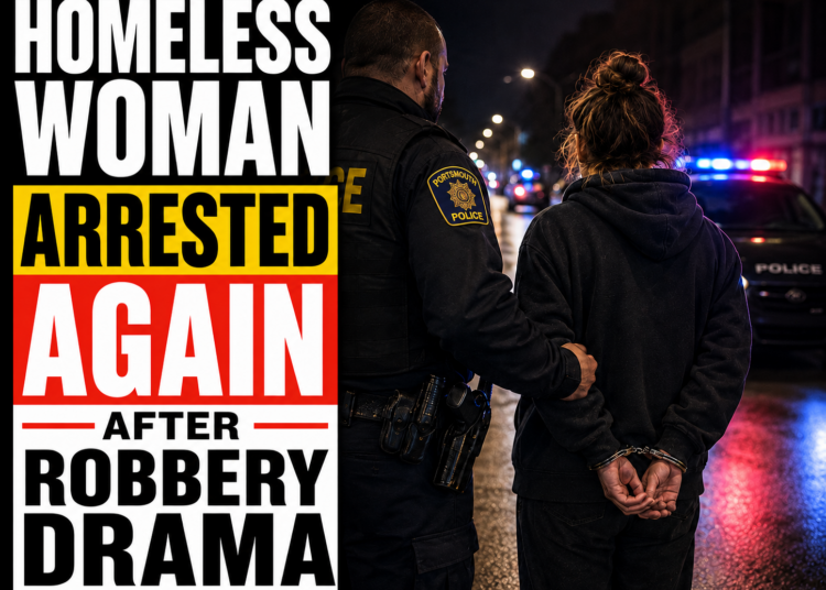Homeless woman arrested again