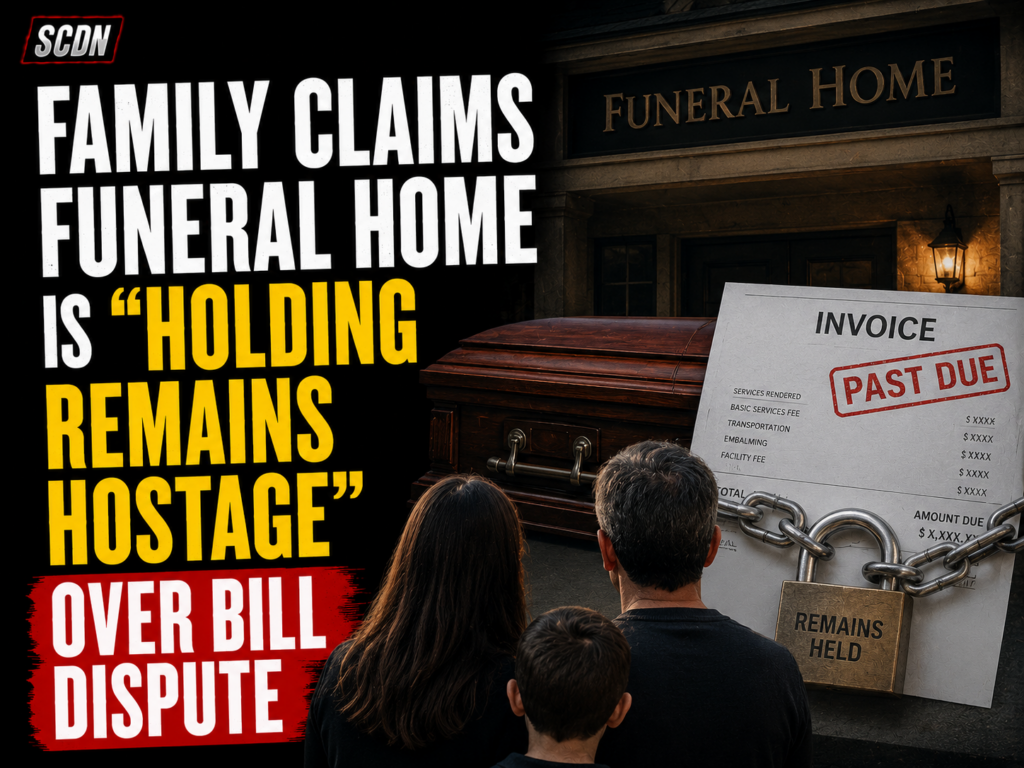 family says funeral home held remains hostage