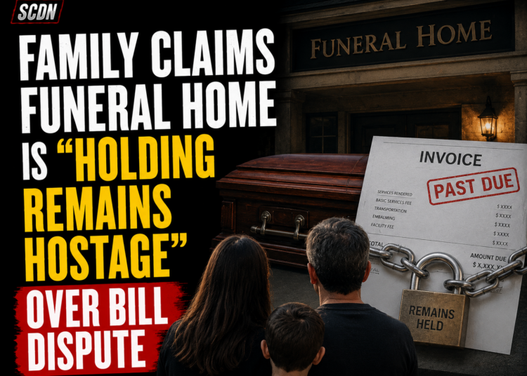 family says funeral home held remains hostage