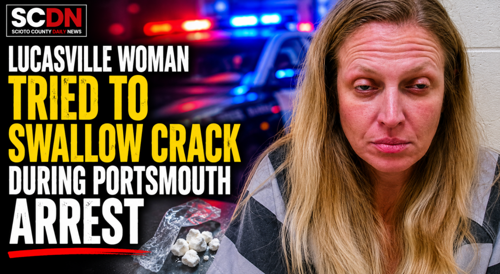 Woman tried to swallow crack