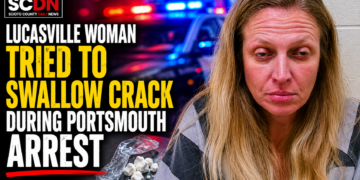 Woman tried to swallow crack