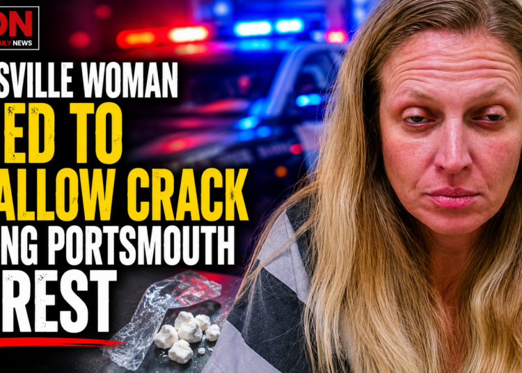 Woman tried to swallow crack