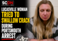 woman tried to swallow crack
