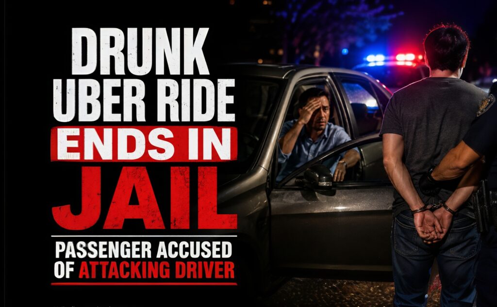 Drunk Uber ride ends with passenger in jail