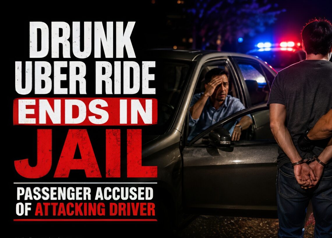 Drunk Uber ride ends with passenger in jail