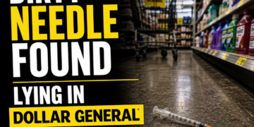 Dirty needle found at Dollar General