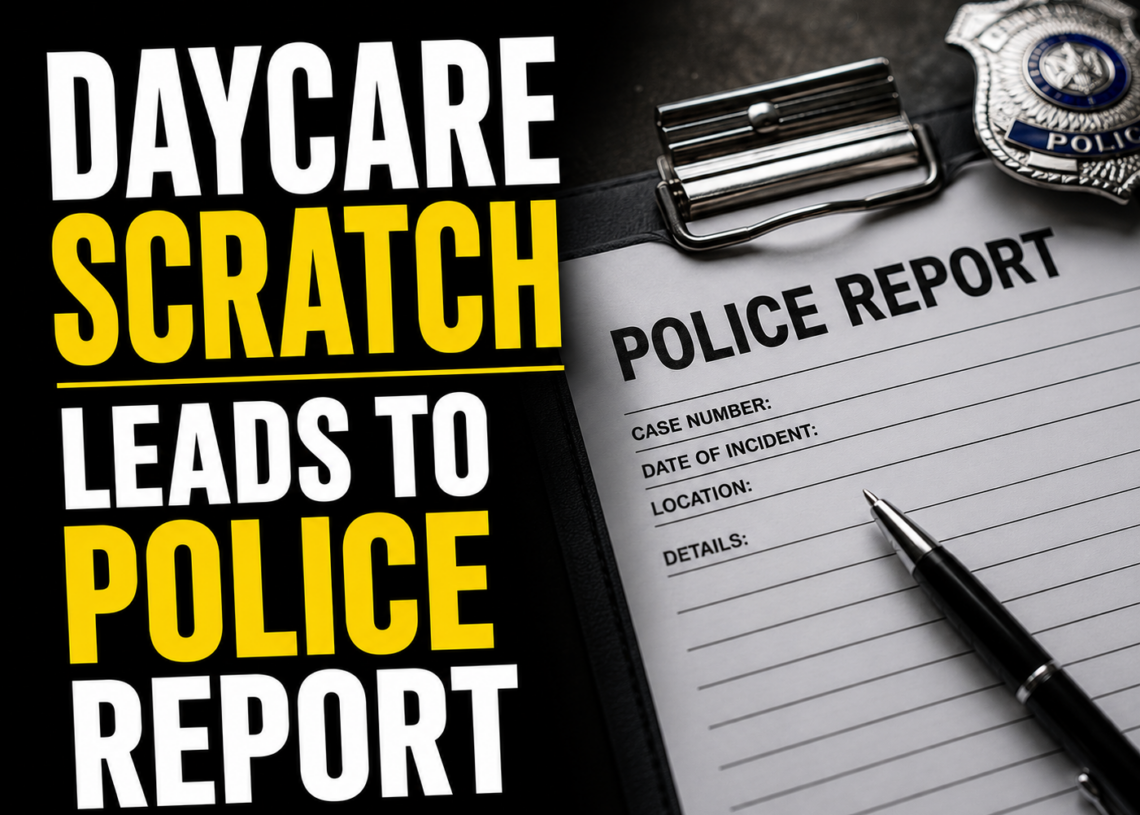 Daycare scratch leads to police report