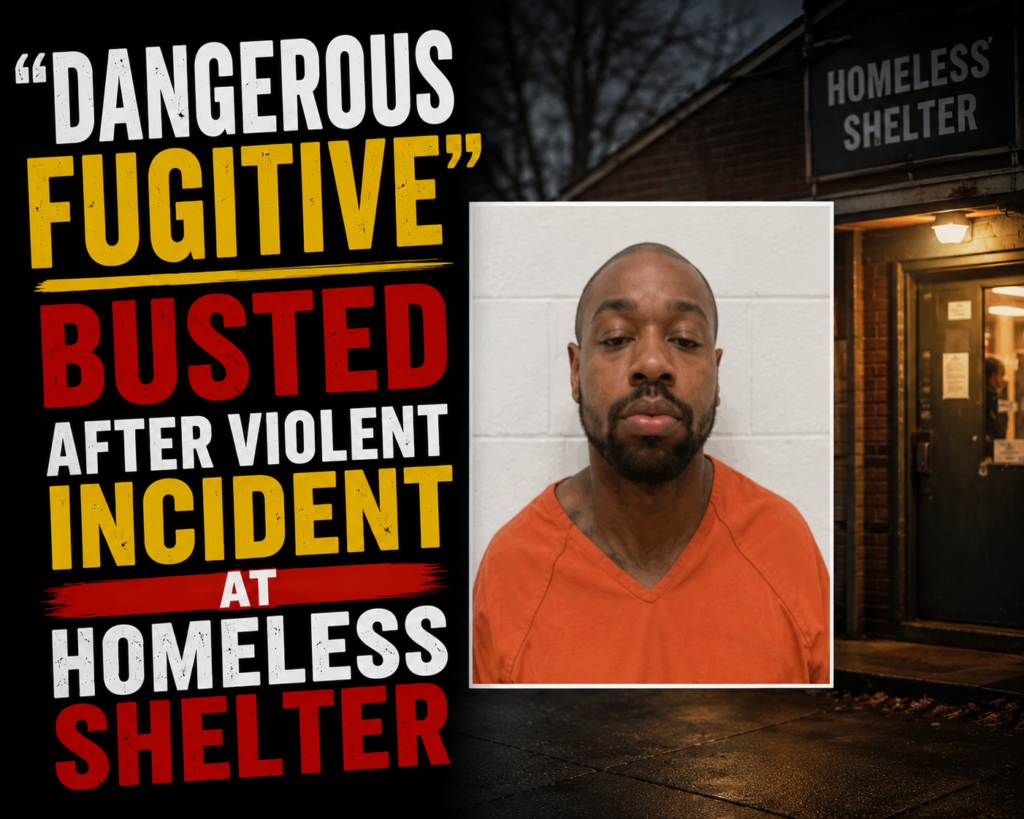 fugitive busted at homeless shelter