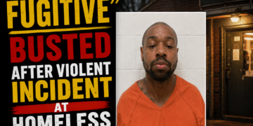 fugitive busted at homeless shelter